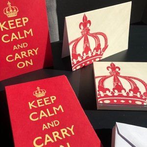 Crown Notecard Set NWOT